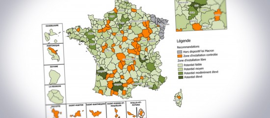 Notaires : validation de la carte d’implantation des nouveaux offices