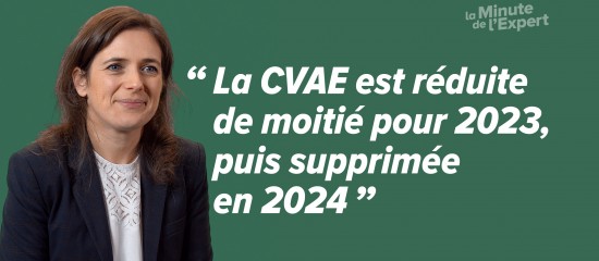 La suppression de la CVAE